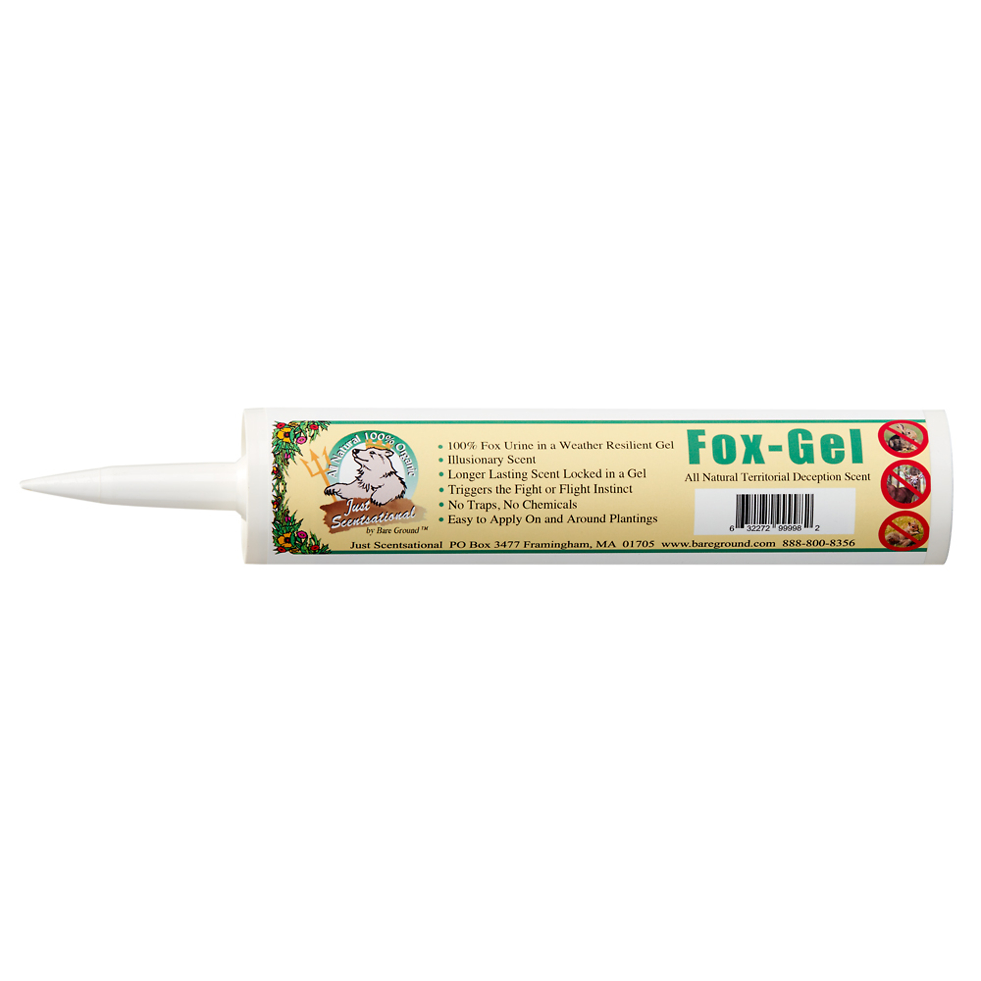 Bare Ground, Fox Urine Gel for Pest Repellent, Model# FG-10